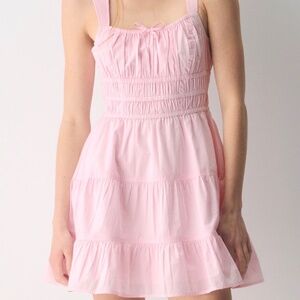 Aritzia Martine mini pink dress size XL
